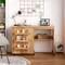Folding Sewing Craft Table Shelf Storage Cabinet Perfect for Home Furniture